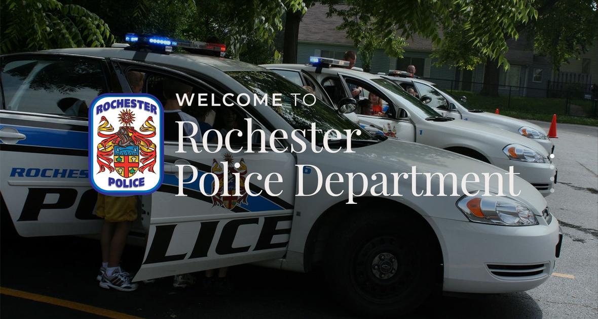 banner for Rochester police department